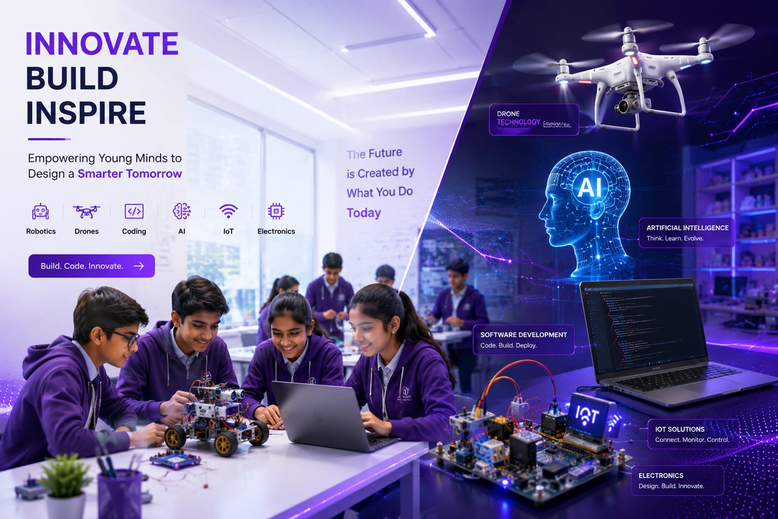 Hands-on STEM & Robotics Workshops in Schools